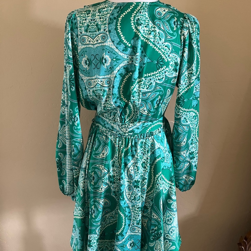 Sheike Flirty Green Mini Dress Size 6 - Picture 3 of 5